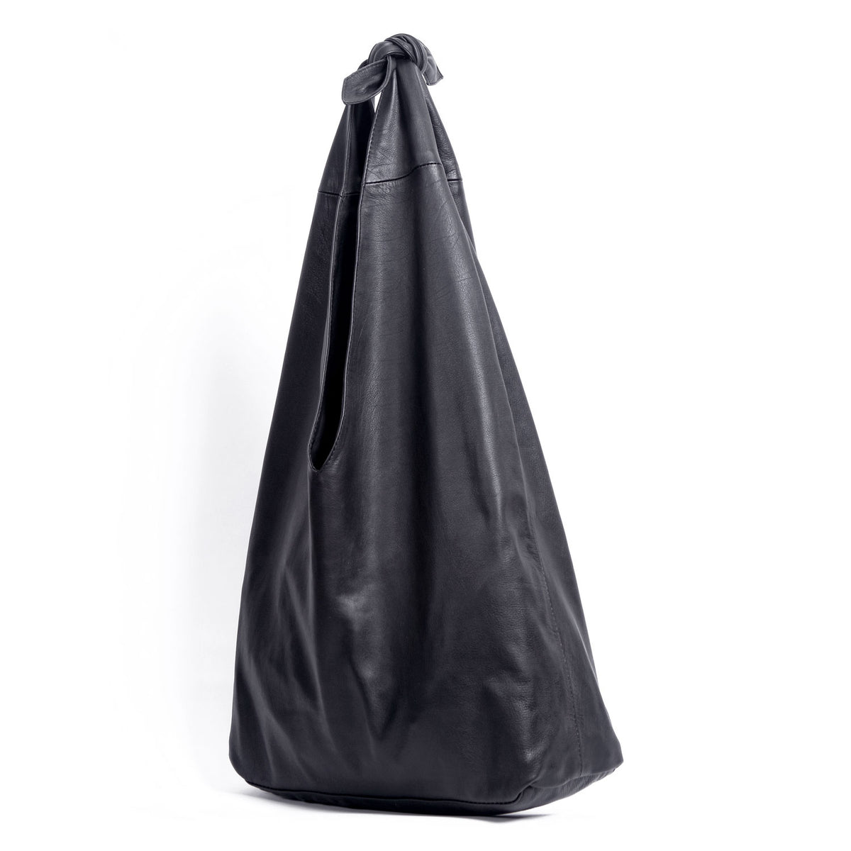 ★TOUT Y EST★ Vector Nylon Hobo Bag Charcoal REBA4EY31CG Noir Thora Crinkle-Effect Multi-Pocket Hobo Bag - CHARLES