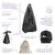 <b>Style à la Porte </b><br>Black Leather Hobo Bag